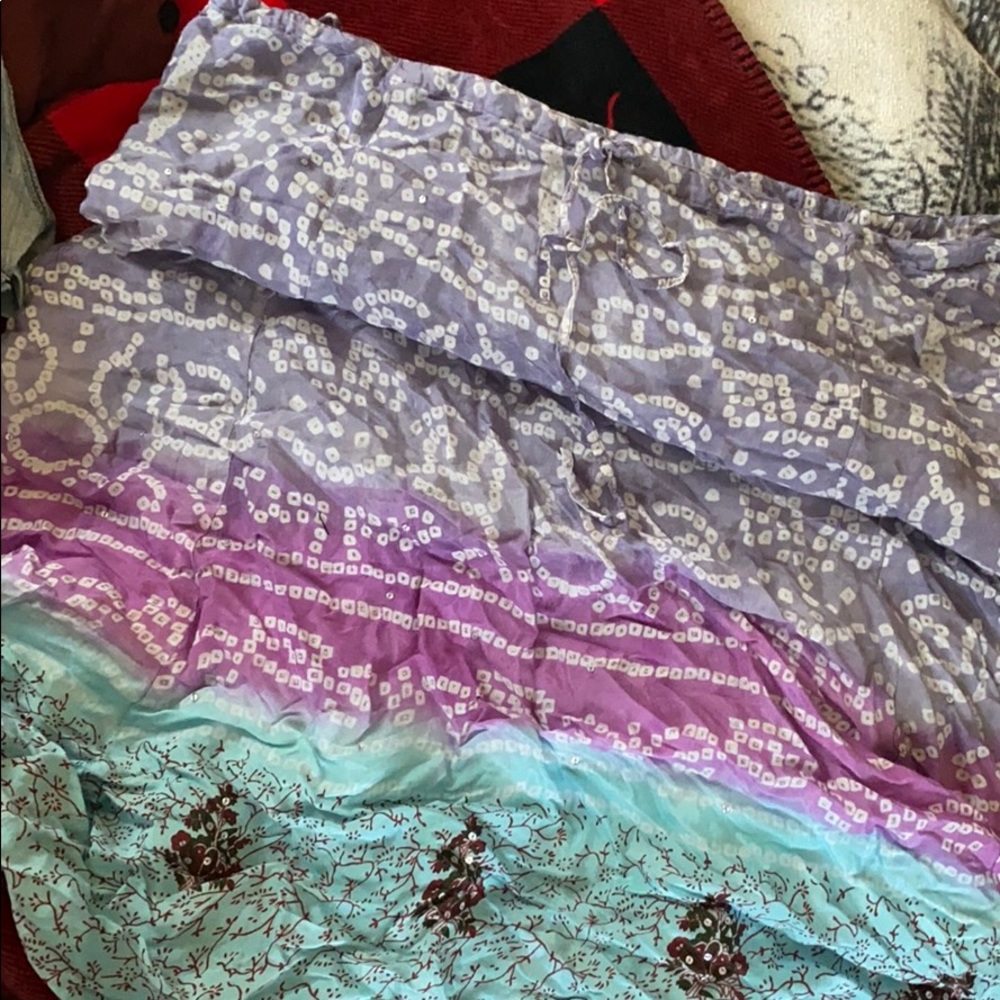 Boho maxie skirt